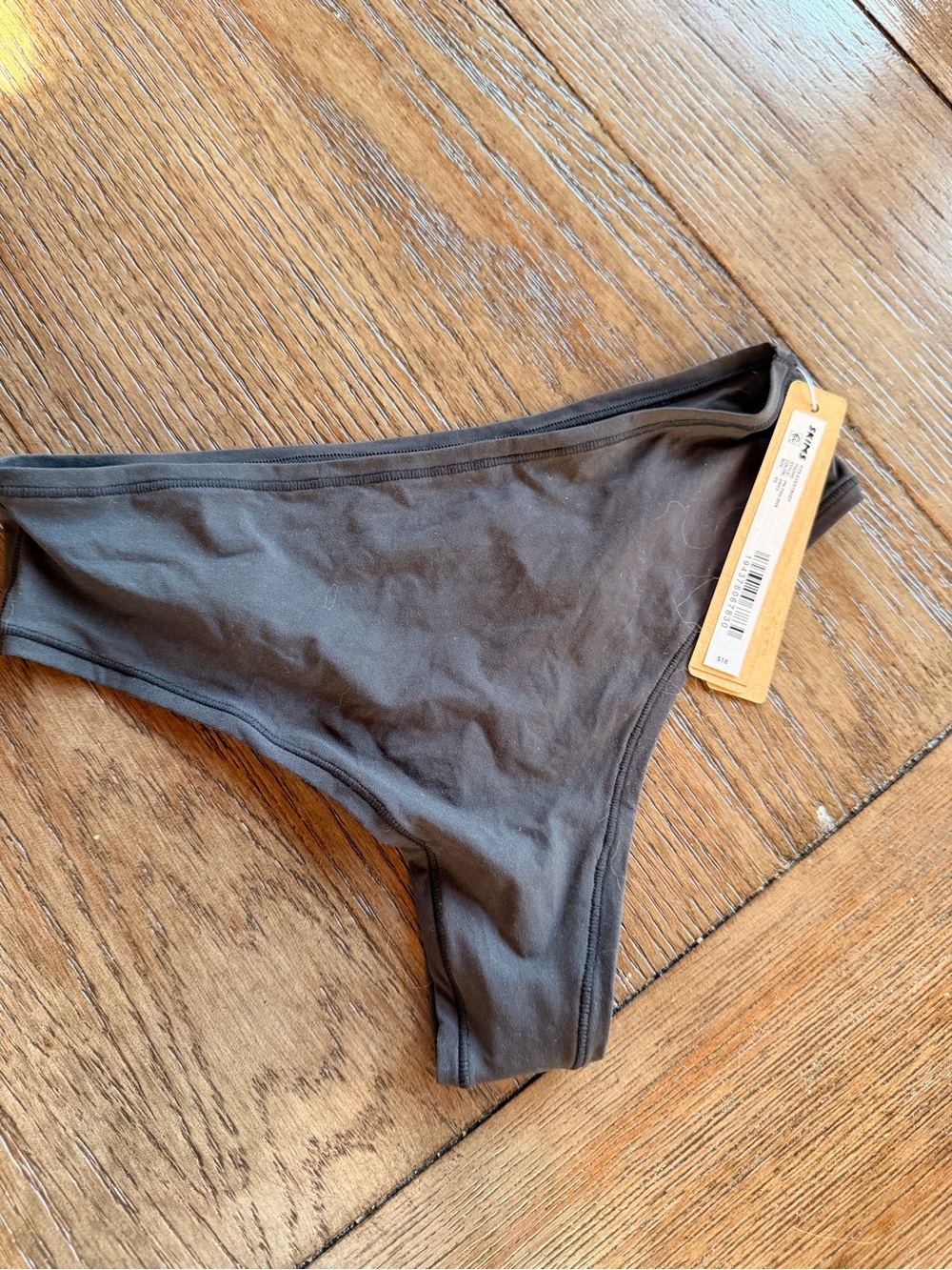 SKIMS Bikini Bottom in Charcoal Gray